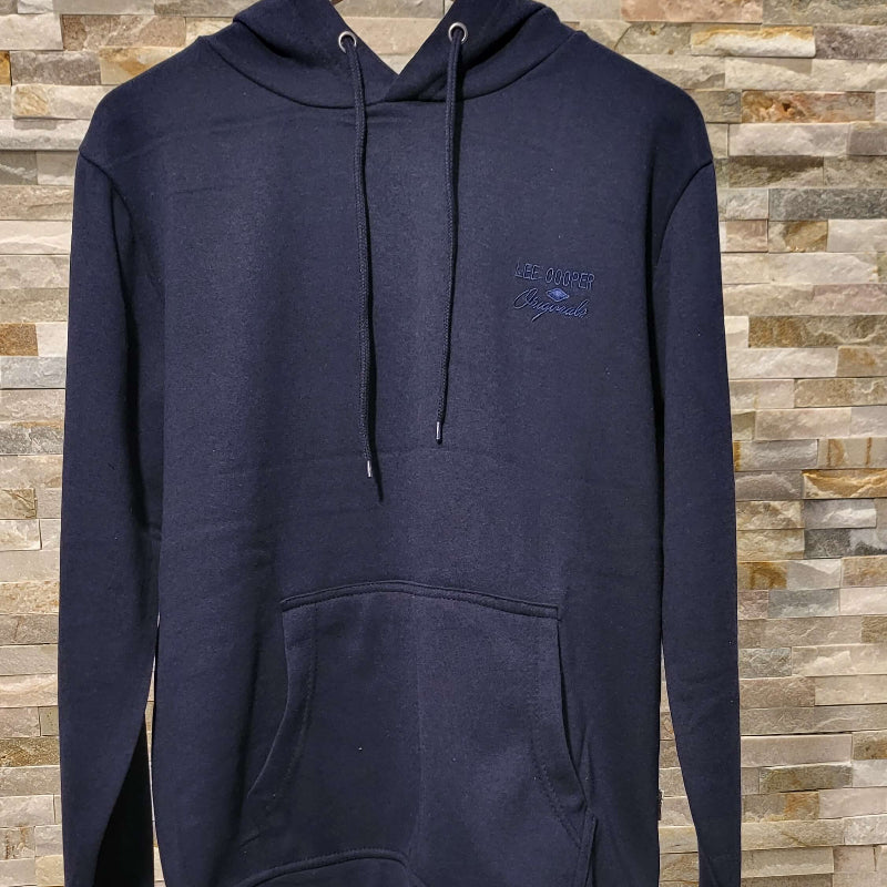 Ensemble 2 Pièces LEE COOPER Bleu Marine - Pull à Capuche & Pantalon Coordonné