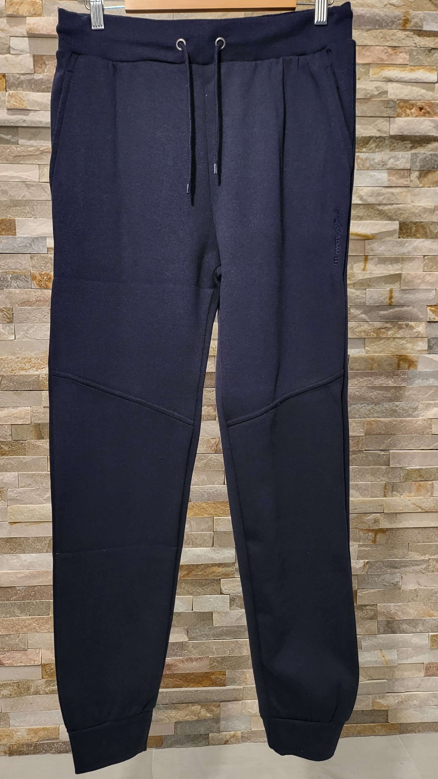 Ensemble 2 Pièces LEE COOPER Bleu Marine - Pull à Capuche & Pantalon Coordonné