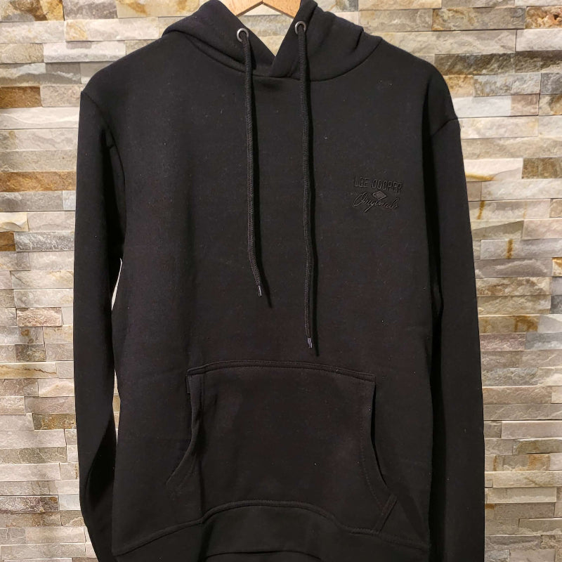 Ensemble 2 Pièces LEE COOPER Noir Intense - Pull à Capuche & Pantalon Coordonné