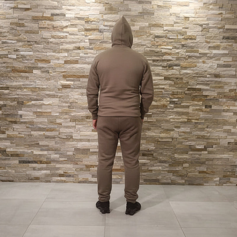 Ensemble 2 Pièces LEE COOPER Vert Sauge - Pull à Capuche & Pantalon Coordonné