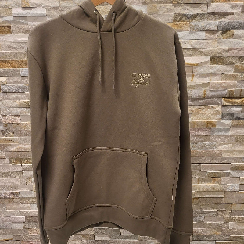 Ensemble 2 Pièces LEE COOPER Vert Sauge - Pull à Capuche & Pantalon Coordonné