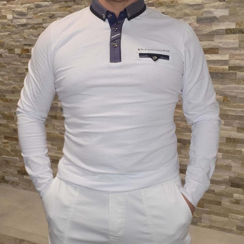 Polo manches longues CLUB JU - mnshopmode