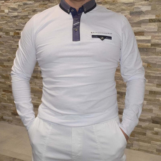 Polo manches longues CLUB JU - mnshopmode