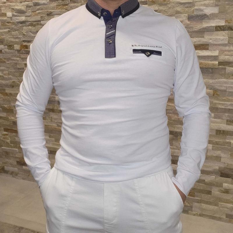 Polo manches longues CLUB JU - mnshopmode